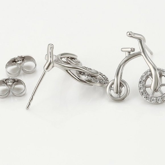Adorable Bike Earrings and Necklace Set - Picture 8 of 11